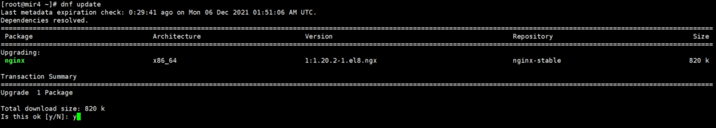 从低版本更新最新版本nginx