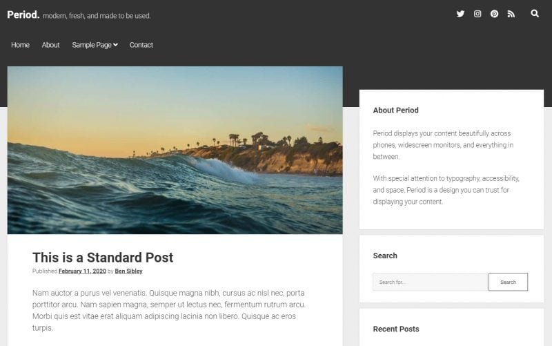 WordPress免费主题与开源主题推荐