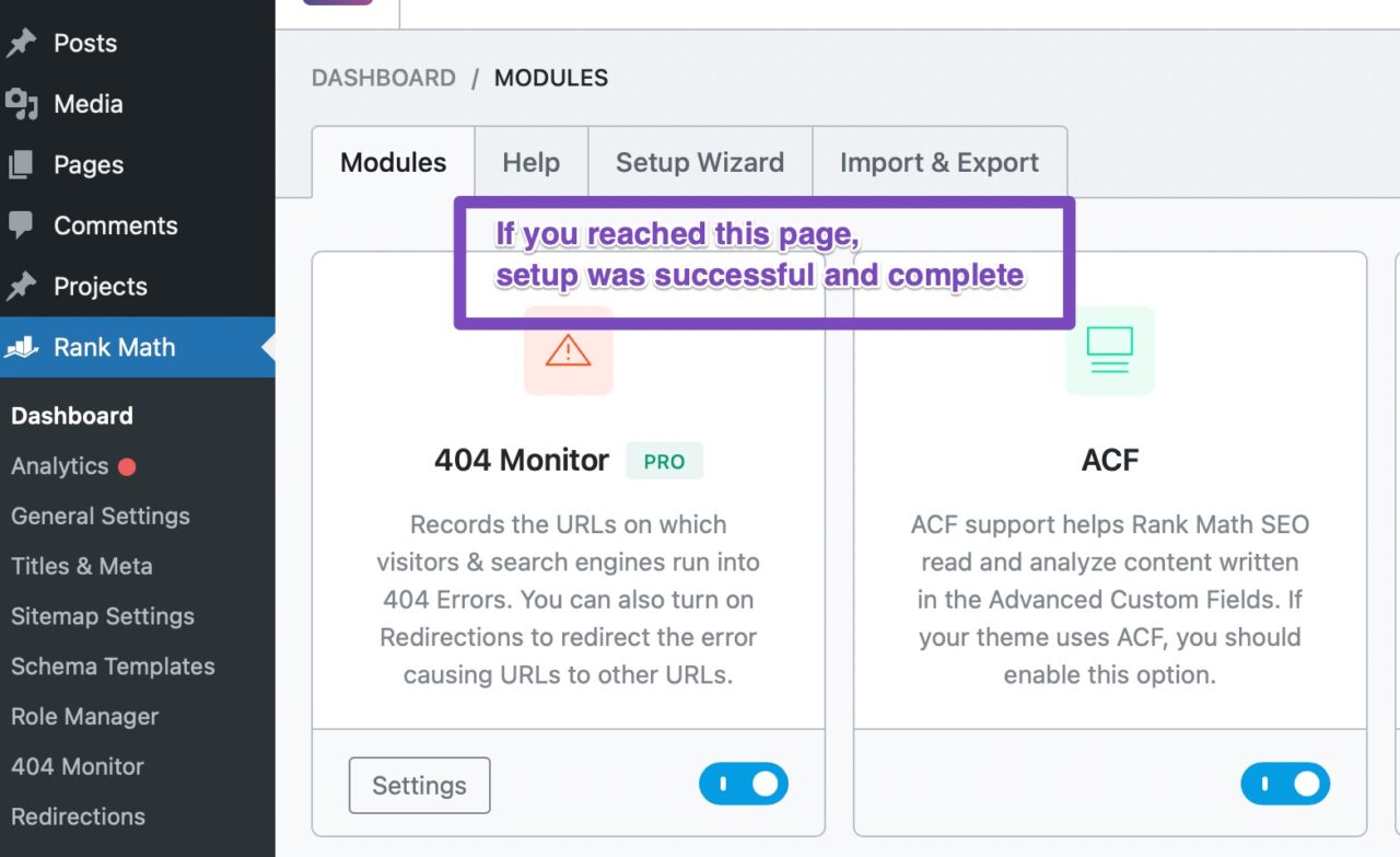 使用Rank Math的设置向导在您的网站上设置SEO-34 使用Rank Math的设置向导在您的网站上设置SEO-34