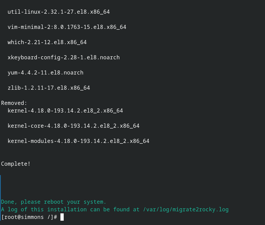 Rocky Linux 从 CentOS Stream、CentOS、Alma Linux、RHEL 或 Oracle Linux 迁移的方法-2