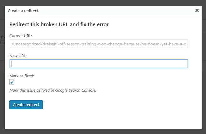 在 WordPress 中对404错误进行重定向