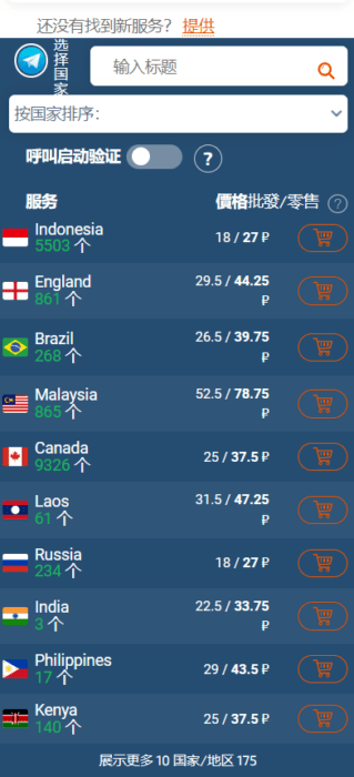 SMS-Activate 国外接码平台 使用教程（包含各国免费接码平台介绍）6