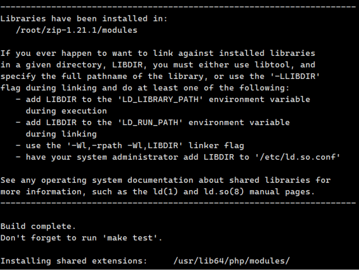 PHP8安装ZIP扩展，使用源码安装PHP扩展中的 ZIP扩展-1