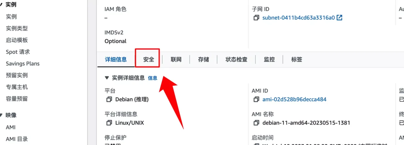免费申请亚马逊云服务器，使用AWS搭建 Debian 11系统-24