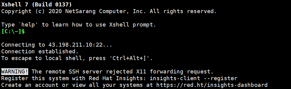 Xshell 登录 AWS EC2 “所选择的用户秘钥未在远程主机上注册” 错误解决方法-1