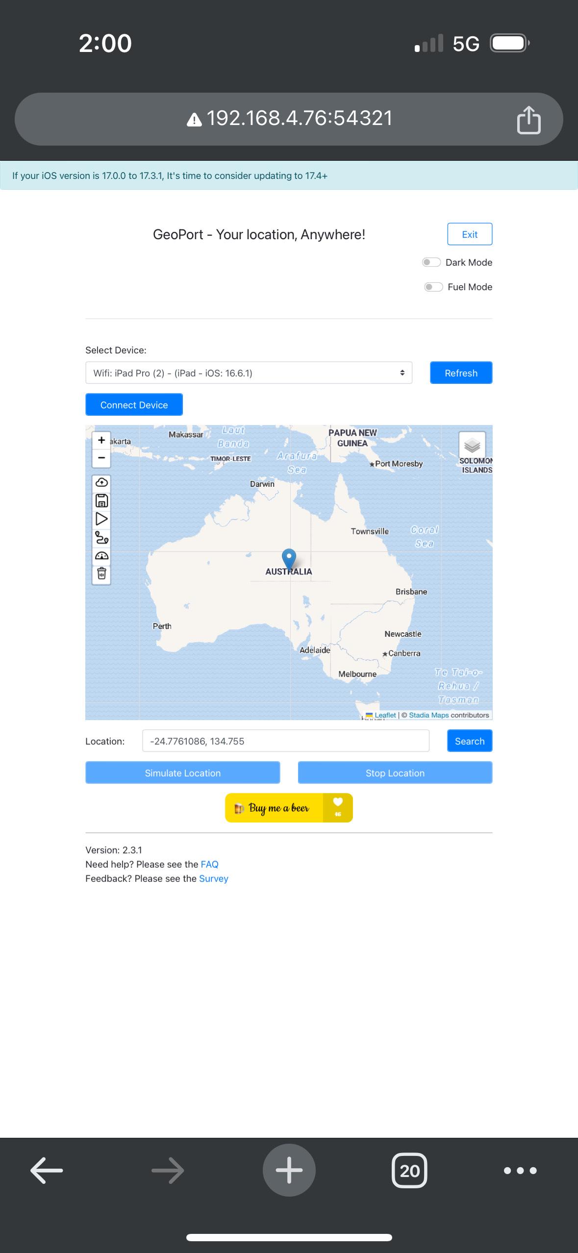 GeoPort v2.3.3 IOS虚拟定位，支持IOS17及以上版本-1