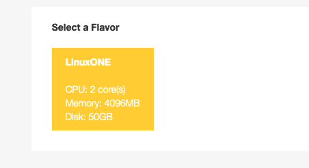 LinuxONE申请注册以及部署教程-13