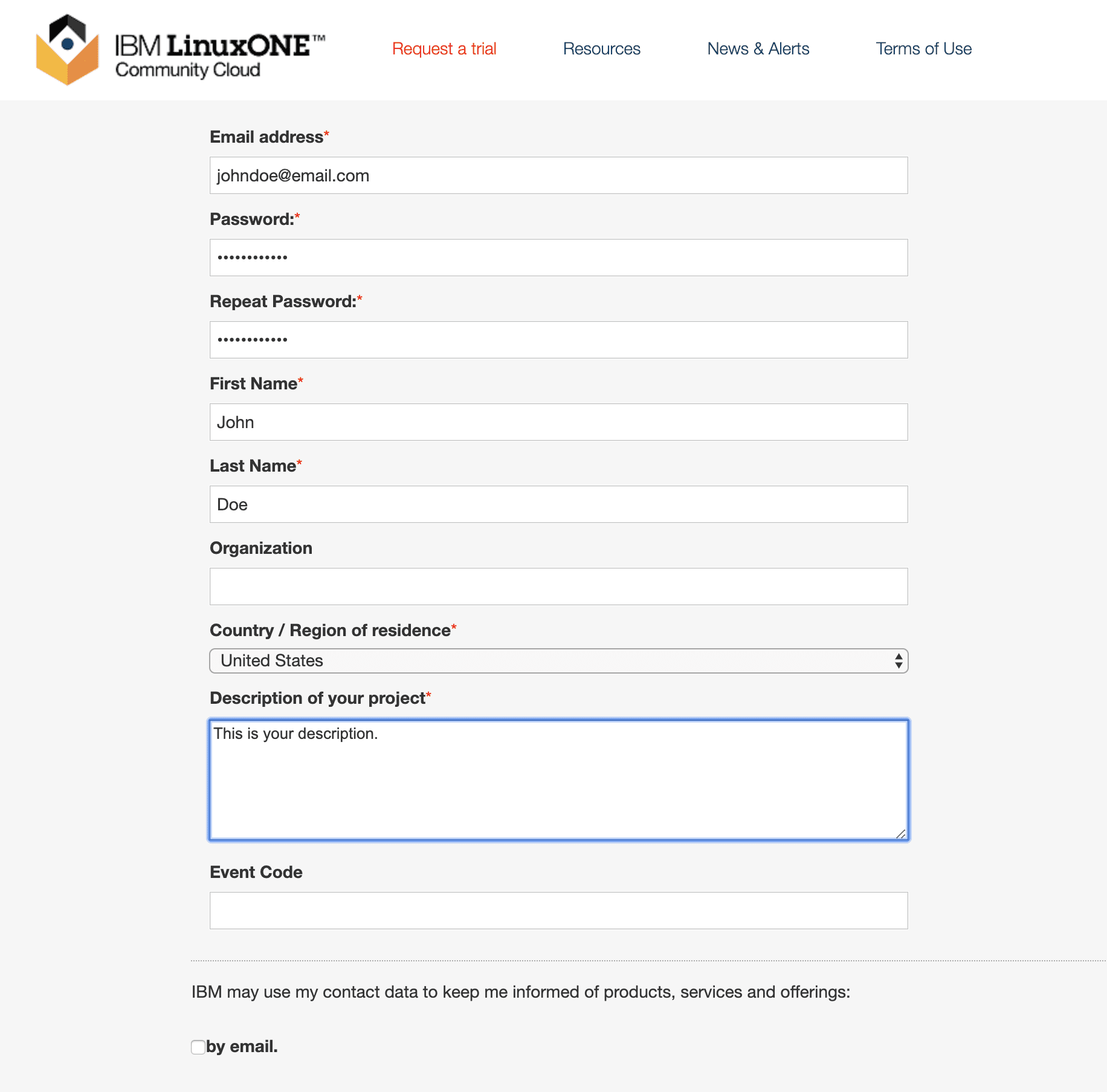 LinuxONE申请注册以及部署教程-2