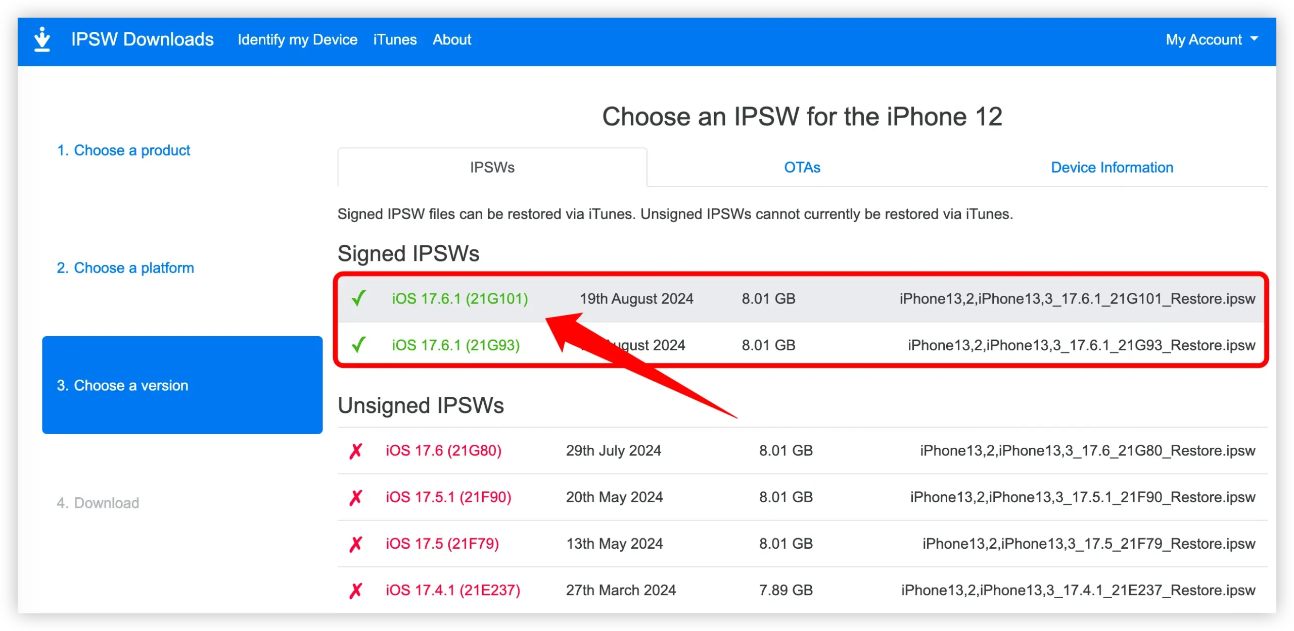 iPhone 苹果手机系统降级旧版本教程-3