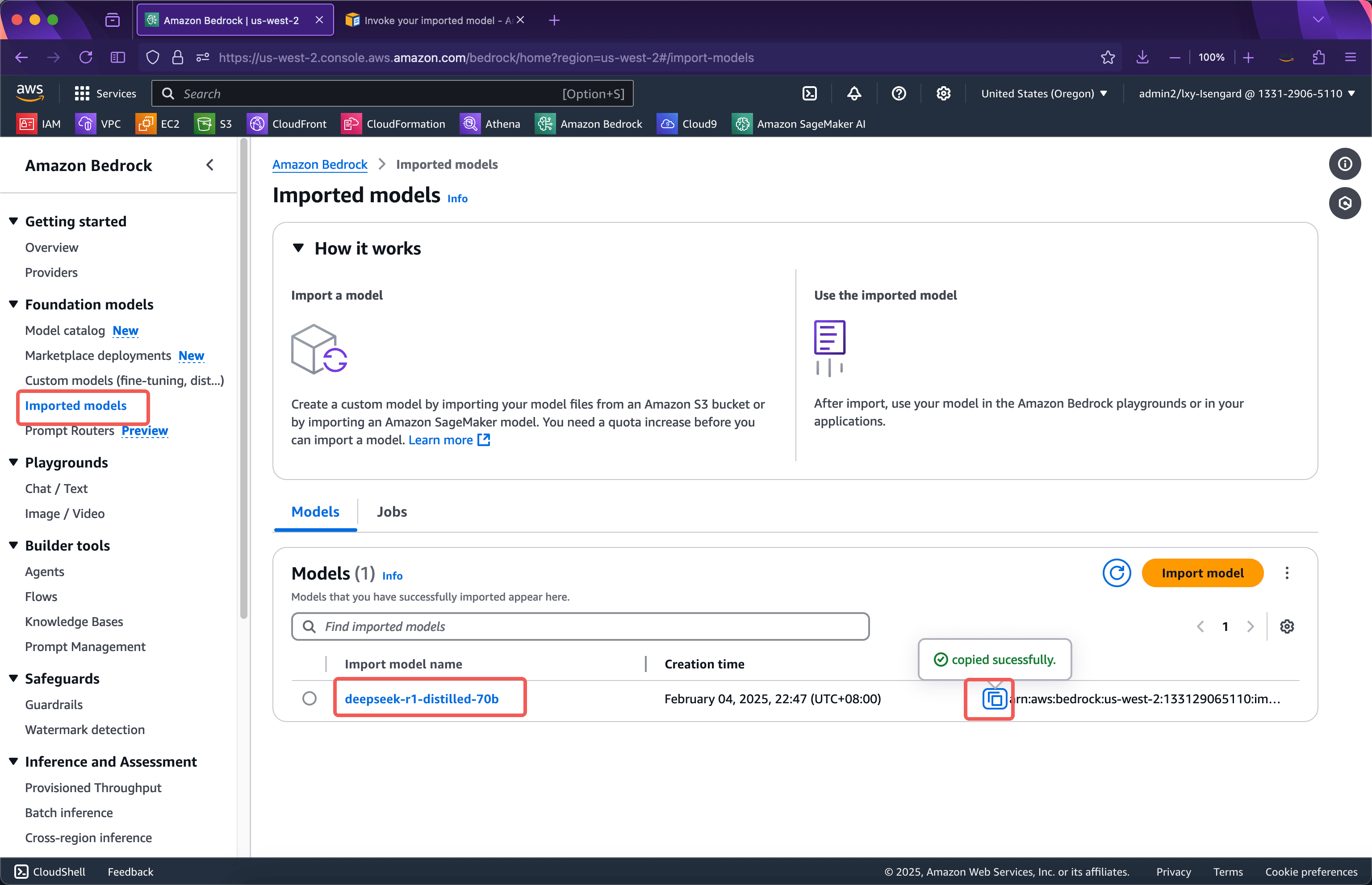 如何在 AWS Bedrock 上部署 DeepSeek R1 的 Llama 70B 自定义模型，零基础指南！-1